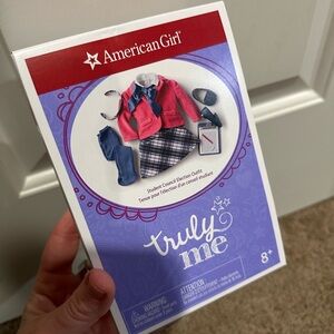American Girl Pink and Blue Election Outfit